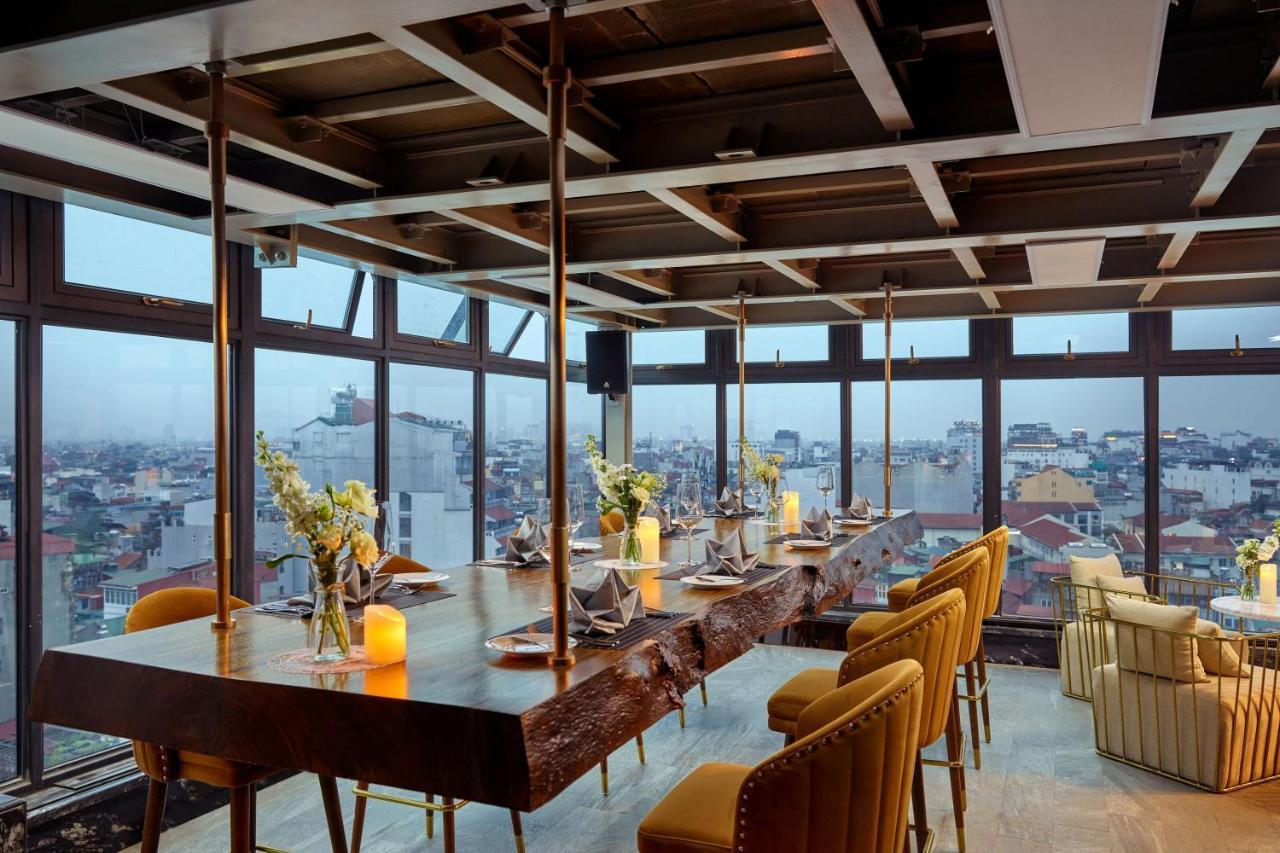 Peridot Grand Luxury Boutique Hotel Hanói Exterior foto The 360° Sky Lounge